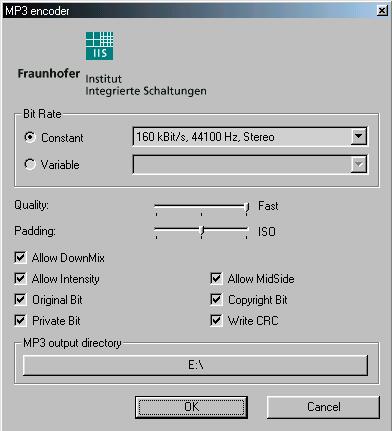 fraunhofer engine prefs